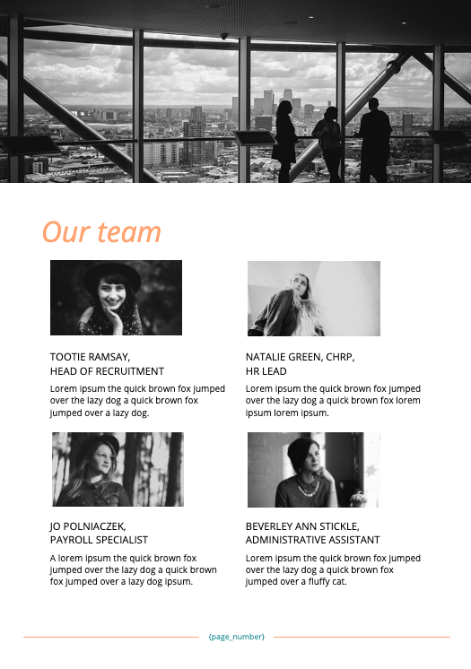 Staffing Proposal Template